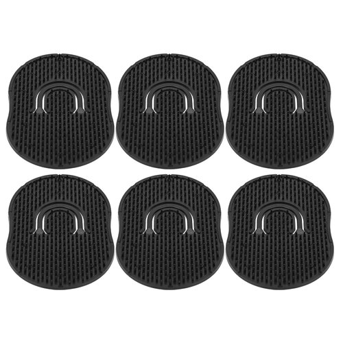 6PCS Pocket Palms Combs, Soft Pocket Brush Portable Hair Brush Comb Handheld Beard Comb Lightweight Scalp Massager for Men