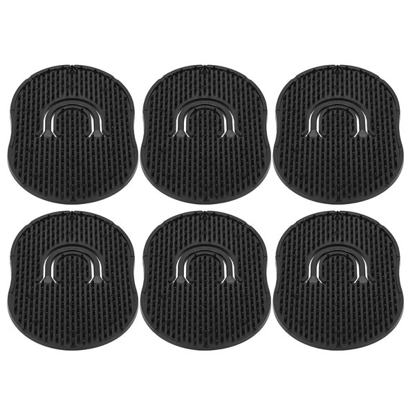 6PCS Pocket Palms Combs, Soft Pocket Brush Portable Hair Brush Comb Handheld Beard Comb Lightweight Scalp Massager for Men