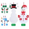 Max Fun DIY Felt Snowman Games Set with58Pcs Crafts Kit Wall Hanging Xmas Gifts for Christmas Winter Holiday Party Decorations (Snowman)