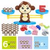 BAKAM Monkey Balance Scale Toy, Number Counting Blocks Games, Montessori Math Games for Kids 5-7, Preschool Kindergarten Learning Activities, STEM Educational Toys for 3+ Year Old