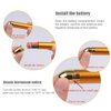 2-in-1 Electric Face Massager 24k Golden Facial Massager, 3D Roller and T Shape Facial Roller Massager Kit Skin Care Tools