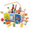 Dailyfunn Montessori Toys for Babies Toddlers Boys Girls1-3 Years Old Multifunctional Pull Toy Fishing Game Carrots Harvest Game Shape Sorter