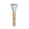 Luwigs Metal Wire Rake Wooden Handle Comb for Home Salon - Hair Dirt Removal Cleaning Tool