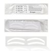 Permanent Makeup Eyebrow Auxiliary Stickers,Airbrush Brow Stickers Stencils Shape Tape,Brow Shaping Mapping Guide Tool, Disposable Adhesive Eyebrow Template Sticker (1 Pack -10 Pairs Type C)