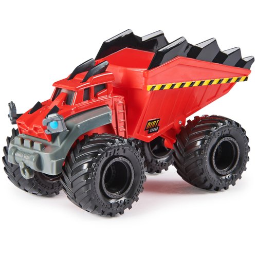 Monster Jam, Official Axel Dirt Squad Dump Truck Monster Truck with Moving Parts, 1:64 Scale Die-Cast Vehicle Toys for Boys 3+