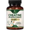 Creatine Monohydrate Capsules 3,000mg Micronized Creatine Supplement Support for Lean Muscle Strength & Endurance, Creatine Pills for Women & Men, Unflavored Tablets Non-GMO Gluten Free – 60 Capsules