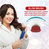 VESS Blow and Styling Hair Brush, Wide 9 Row Round Type- Light weight -Made in Japan-C-150 (Red)