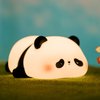 VTIGER Panda Night Light, LED Squishy Cute Lamp, Night Light for Kids, Silicone Panda Light, Dimmable Girls Baby Bedroom Nightlight, Rechargeable Touch Lamp for Breastfeeding Nursery Decor