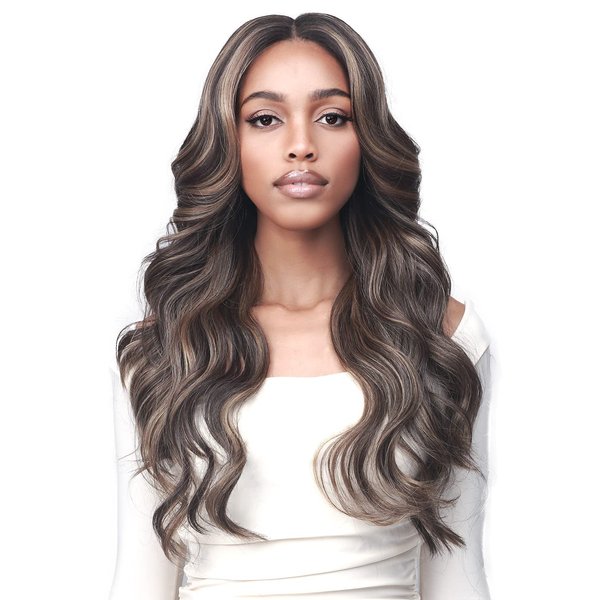 BOBBI BOSS Bobbi Boss Synthetic Hair HD Lace Front Wig - MLF704 MONALISA, 5.5inch HD Lace Wigs with Glueless Grip Series, High Heat Resistant Wigs (TFSNSETORG)