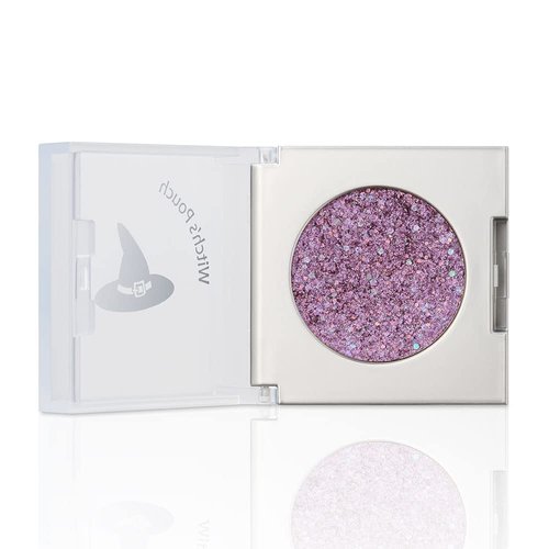 Witch's Pouch Sparkle Eyeshadow Powder Glitter Eyes Loose Powder Single Color Eyeshadow Pigment Eye Color Eye Pigment Party Stage Makeup Instagram Flashy Makeup Glitter Beam Pigment Eye Shadow Korean Idol Eye Makeup (05 Shine Purple)