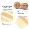 Blonde Bundles 613 Body Wave Human Hair Bundles 8A Brazilian Virgin Hair 3 Bundles 10 10 10 Inch Blonde Body Wave Bundles Human Hair 613 Bundles Human Hair Extensions