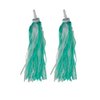Fenix Cycles Bicycle Handlebar Streamers Tassels (Green/White)