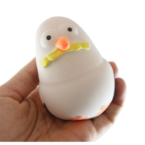 Set of 2 Seagull Squishy Squeeze Stress Ball Soft Doh Filling - Like Shaving Cream - Sensory Gull Pigeon, Fidget Toy