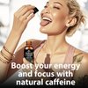 L Theanine Caffeine Liquid Drops for Women & Men, Energy Caffeine w. L-Theanine 100mg Vitamin B12 B6, High Potency Nootropic Brain Supplement for Focus, Calm, Cognitive Energy & Recess Mood