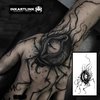 INKARTLINK Temporary Tattoos, Semi Permanent Tattoos, Adult Art Designs, Waterproof Temporary Tattoos, Party Favors, Tattoo Stickers Realistic, No Adhesive, Lasts 1-2 Weeks (Evil eye)