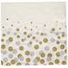 Printed Confetti Luncheon Napkins | Pack of 16 | Party Supply
