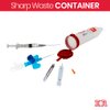 Ever Ready First Aid Porta Sharps Transportable Sharps Container with Locking Mechanism - 6 Count