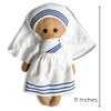 The Little Rose Shop Mother Teresa Plush Catholic Saint Doll - Toddlers and Preschoolers Stuffed Plush Doll Toy - Baptism Gifts for Home Christmas Decoration & Catholic Boys and Girls
