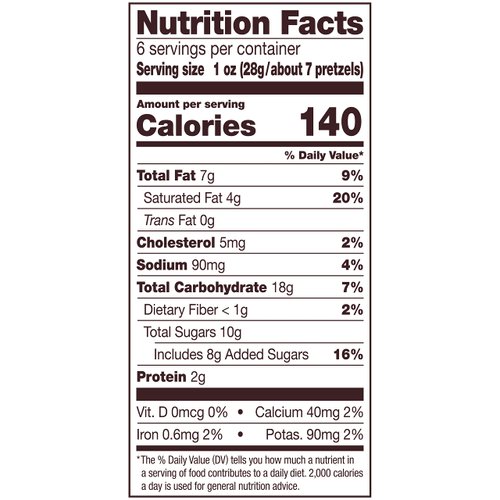 Snyder's of Hanover Pretzels, Milk Chocolate Covered Pretzels, 6 Oz