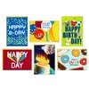 Hallmark Birthday Cards Assortment, 36 Cards with Envelopes (Cats, Lasers, Llamas, Donuts)