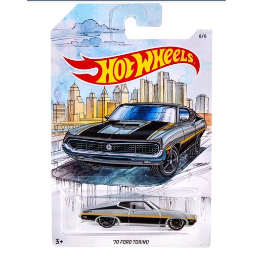 Hot Wheels '70 Ford Torino Detroit Muscle Car Series 6/6