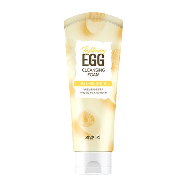 PRIMING WATER Kwailnara Egg Tightening Cleansing Foam (Renewal), Skin Moisturizing and Pore Care Cleansing Foam 130g/4.58oz
