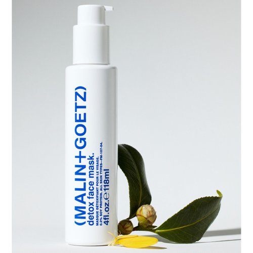 Malin + Goetz Detox Face Mask for Men & Women, 4 Oz. - 5-Minute Oxygenating Gel Mask, All Skin Types, Vitamins E & C, Hydrating Mask, Vegan & Cruelty Free