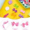 Janinka 72 Pieces Self Hinge Hair Barrettes: Plastic 80s 90s Cartoon Hairpins, Colorful Cute Barrettes for Toddlers (Multicolor)