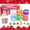 Christmas 6 Pack Butter Slime,Christmas Stocking Stuffers for Kids,Toys Kit Xmas Gifts for Classroom Party Favors for Girls Boys 8-12,Slime Advent Calendar 2024