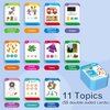 Toddler Flash Cards for Logical Thinking & Basic cognition，Parent-Child Interaction Toys for 3 4 5 6 Year Old Boys Girls，Learning Educational Montessori 110 Children's Questions， Kids Gifts (YS2606F)