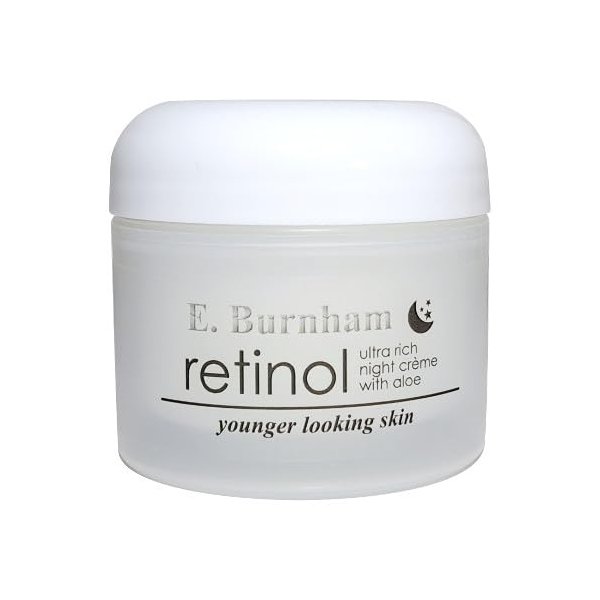 E. Burnham Retinol Ultra Rich Night Créme with Aloe 2 oz – Intense Hydration & Anti-Aging Night Cream – Reduces Fine Lines, Enhances Skin Elasticity, and Rejuvenates Overnight