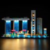 LIGHTAILING Led Light for Lego 21057 Architecture Singapore Building Blocks Model - NOT Included The Model Set