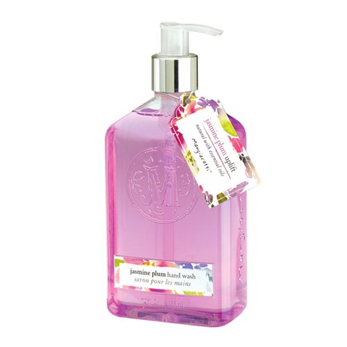 Mangiacotti Liquid Hand Soap Naturally Plant Based Hand-Wash with Vitamin E and Fragrant Essential Oils,12-Ounce, Jasmine Plum