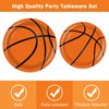 96 Pcs Basketball Plates and Napkins Party Supplies Basketball Birthday Decorations Basketball Plates Basketball Party Supplies Basketball Party Favors for Kids