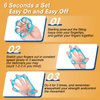 Pnrskter Hand Grip Strengthener, Finger Exerciser, Grip Strength Trainer (6 PCS),New Material,Forearm Grip Workout, Finger Stretcher, Relieve Wrist Pain, Carpal Tunnel. (Finger Exerciser)