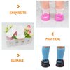 NUOBESTY Doll Accessories 8 Pairs of Doll Socks Mini Sock Baby Clothes Action Figure Accessories for Doll Doll Socks