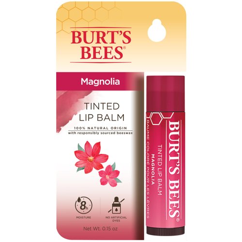 BURTS BEES Magnolia Tinted Lip Balm, 4.25 GR