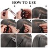 Lurrose Black Tape Womens Wigs Tape in Hair Extensions Human Hair Tape in Black Hair Extensions for Women Invisible Tape Extensions, 55cm Black Duct Tape Brown Duct Tape