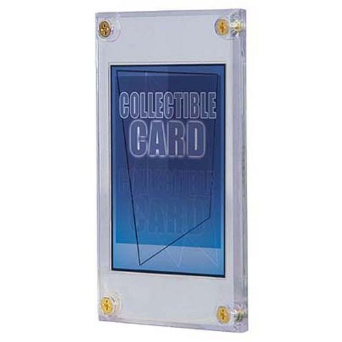 Ultra Pro 1/4" Screwdown Recessed Trading Card Holder ( Packaging May Vary ),Plastic, Clear
