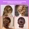 400Pcs Bobby Pins Brown, Cyluer Bobby Pin, 2 Inch Premium Bobby Pins Secure Hold & Pain Free For Women Girls and Kids, Invisible Wave Hair Pins Bulk With Storage Case, Suitable For Various Hairstyles