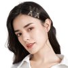Dofash 12Pcs 6CM/2.36IN Metal Slim Snap Hair Clips Long Hair Barrettes Hair Accessories for Women Thick Hair（Brown）