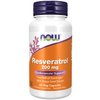 NOW Foods Supplements, Natural Resveratrol 200 mg with Red Wine Extract, 60 Veg Capsules