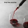 Rabbit W6127 Wine Aerator and Pourer, 1.1 x 1.1 x 5.2 inches, Clear/Stainless Steel