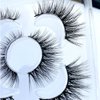 Sunniess False Eyelashes 8D Faux Mink Lashes 100% Handmade Reusable Natural Look Fake Eye lashes Cat-Eye Fluffy Wispy Lashes Dramatic Long Thick Volume Soft Lashes Packs (8d17)