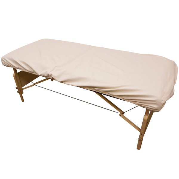 Organic Fitted Sheet - Keep Your Clients Comfortable and Bring Good Karma to Every Session with Massage Table 100% Organic Cotton Flannel Fitted Sheets by Body Linen.
