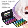 Ver Beauty Color Eyeshadow Palette Makeup Set (120 Shades) Highly Pigmented Eyeshadows for Beginners & Professionals, Shimmer & Matte Cosmetic Kit, Eyebrow Powder, Eye Kit, Premium Eyeshadow Collection, Multicolor (VMP1211TMBS)