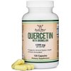 Double Wood Supplements Quercetin with Bromelain - 120 Count (1,200mg Servings) Immune Health Capsules - Supports Healthy Immune Functions in Men and Women (Vegan Safe, Manufactured in USA)