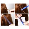 Yaphetss 26Pcs Spiral Hair Perm Rod Plastic Long Barber Hairdressing Styling Curling Perm Rod Hair Rollers Salon Tools for Women Girls 5.98 Inch, Radnom