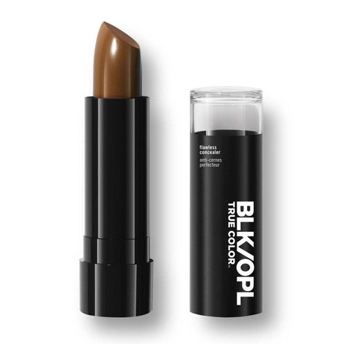 BLK/OPL Flawless Perfecting Concealer, Long-Lasting Face Concealer Stick with Buildable Coverage for Dark Spots, Blemishes & Scars - Creamy Color Corrector Makeup with Matte Finish (Mahogany)