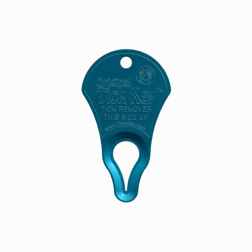 The Original Tick Key - Tick Detaching Device - Portable, Safe and Highly Effective Tick Detaching Tool (Blue)